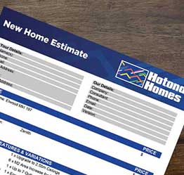 Estimating Tool - Hotondo Homes team